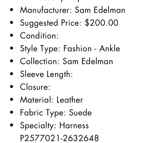 NIB Sam Edelman Bellamie Deep Taupe Suede harness ankle boot western style sz 9 - Picture 7 of 8